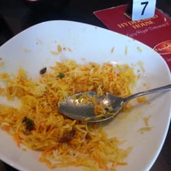 Hyderabad House - Cockroaches in food. We had a chicken biriyani and this is what we got !!!