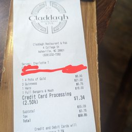 Thankfully, they took the bangers off the bill