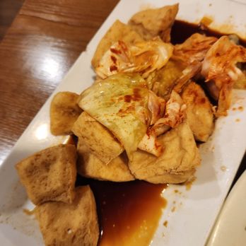 Taipei Cafe - Stinky tofu and pickled cabbage - tofu was very good, but the pickled cabbage was terrible - Taiwanese Near Me - Rockville, Maryland Taipei Cafe - Stinky tofu and pickled cabbage - tofu was very good, but the pickled cabbage was terrible - Taiwanese Near Me - Rockville, Maryland