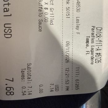 Chick-fil-A - Fast Food Near Me - Tampa, Florida