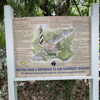 St. Augustine Lighthouse & Maritime Museum - Map of the museum; definitely a must stop. - Museums Near Me - Saint Augustine, Florida