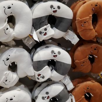 Miniso - Great Mall - We Bare Bears neck pillows. - Accessories Near Me - Milpitas, California Miniso - Great Mall - We Bare Bears neck pillows. - Accessories Near Me - Milpitas, California