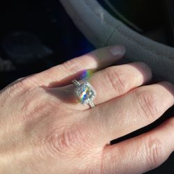 My ring constantly sparkles and shines