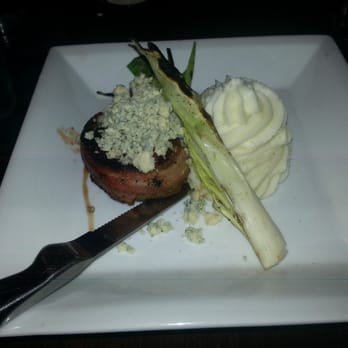 T-Box Bar & Grill - Bacon Wrapped Steak with Blue Cheese that is on longer on the menu - New American Near Me - Ham Lake, Minnesota T-Box Bar & Grill - Bacon Wrapped Steak with Blue Cheese that is on longer on the menu - New American Near Me - Ham Lake, Minnesota