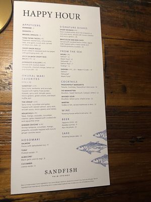 Menu photo 5 Sandfish Palm Springs, CA Menu photo 5 Sandfish Palm Springs, CA