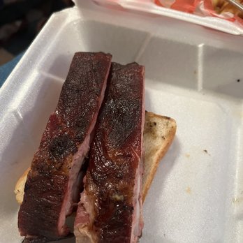 Fred Cotten's Landmark BBQ - 2 side piece rib - Barbeque Near Me - Jacksonville, Florida