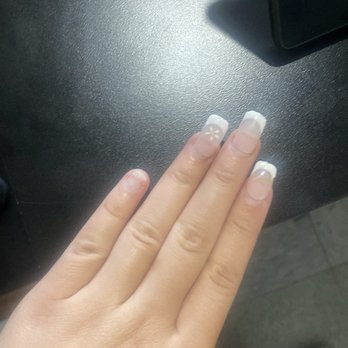 Femi Nails - What I got: (less than 2 weeks after I got them done.) - Nail Salons Near Me - Waltham, Massachusetts