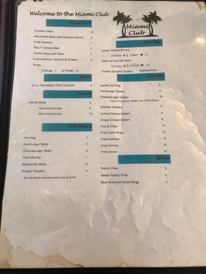 Menu photo 5 Miami Club Keansburg, NJ Menu photo 5 Miami Club Keansburg, NJ