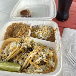 Carne Asada taco plate Carne Asada taco plate