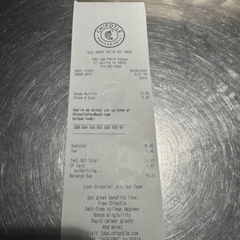 Chipotle Mexican Grill - Mexican Near Me - El Cerrito, California