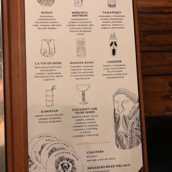 Breakers Roar - Original cocktails - Tiki Bars Near Me - Christiansted, Virgin Islands