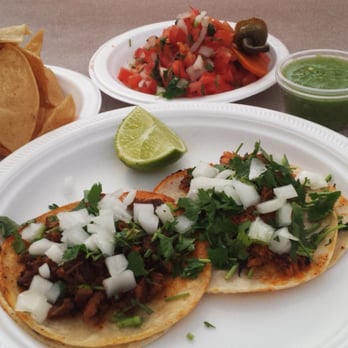 Super Tacos Ochoa - All of this cost me $2. No joke. And it was all amazeballs. - Mexican Near Me - Hillsboro, Oregon