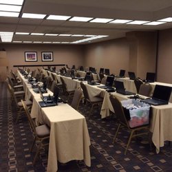 Egads AV & Computer Rental - 120 PC Laptops for a corporate training session at a hotel in Queens.