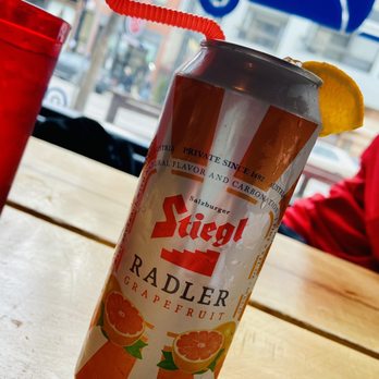 Happy Camper - The Umbrella: Stiegl Grapefruit with vodka...whewww definitely has got a kick but delicious!! Definitely would recommend trying one! - Pizza Near Me - Chicago, Illinois Happy Camper - The Umbrella: Stiegl Grapefruit with vodka...whewww definitely has got a kick but delicious!! Definitely would recommend trying one! - Pizza Near Me - Chicago, Illinois