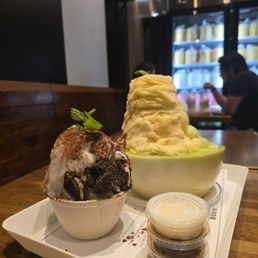 Single Oreo Tiramisu Shaved Ice