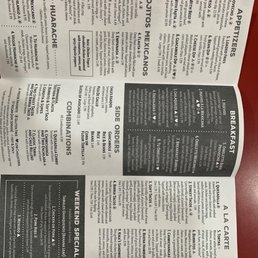 Menu front Menu front