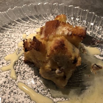 Lovina - Meyer's Lemon Bread Pudding (partially eaten!) - New American Near Me - Calistoga, California