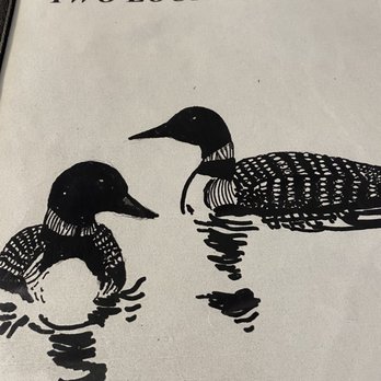 Two Loons Cafe - Menu cover - Breakfast & Brunch Near Me - Wakefield, New Hampshire