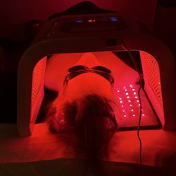 Rapid City Therapeutic Massage - While body Redlight therapy.