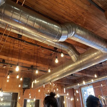 Coffee & Cotton - Cool antler chandelier - Coffee & Tea Near Me - Lowell, Massachusetts