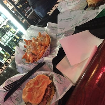 Rabbit Hole Tavern - Buffalo cheese fries, tuna burger and a veggie burger at the bar - Bars Near Me - Old Saybrook, Connecticut Rabbit Hole Tavern - Buffalo cheese fries, tuna burger and a veggie burger at the bar - Bars Near Me - Old Saybrook, Connecticut