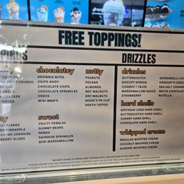 Free topping options Free topping options
