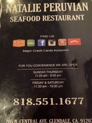 Natalie Peruvian Seafood Restaurant by null