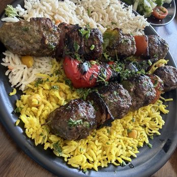 Falafel Hut - Kefta kebab plate - Middle Eastern Near Me - Santa Rosa, California