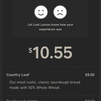 Lost Larson - Hidden 15% service charge. And then ask for tip! - Bakeries Near Me - Chicago, Illinois