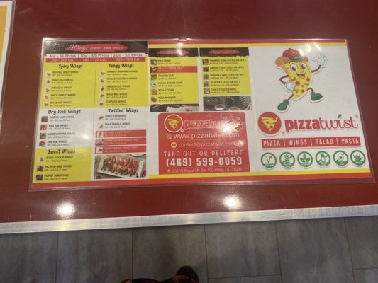 Menu photo 3 Pizza Twist Irving, TX
