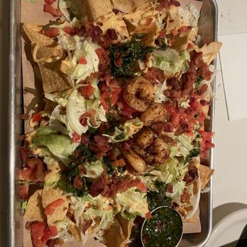 Bonefish Grill - BLT nachos without cheese sauce - Seafood Near Me - Savannah, Georgia