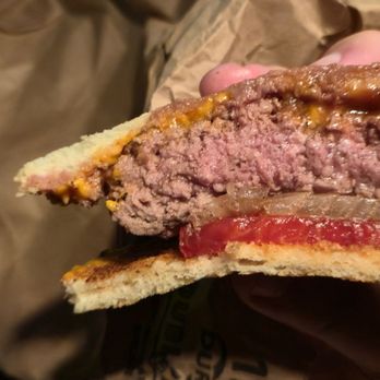 Louis' Lunch - Half of a cheeseburger. So delicious! - Burgers Near Me - New Haven, Connecticut Louis' Lunch - Half of a cheeseburger. So delicious! - Burgers Near Me - New Haven, Connecticut