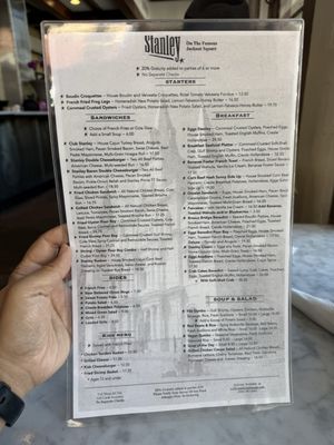 Menu photo 4 Stanley New Orleans, LA