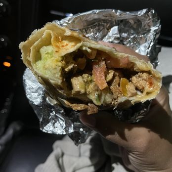 Baja Tacos - Inside goodness of my chicken burrito! - Mexican Near Me - El Mirage, Arizona Baja Tacos - Inside goodness of my chicken burrito! - Mexican Near Me - El Mirage, Arizona