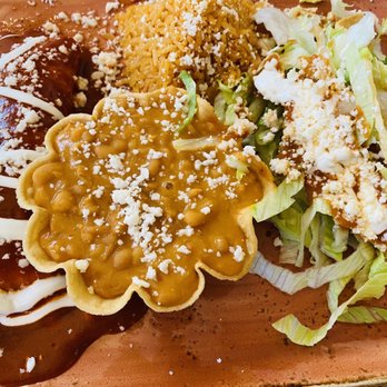 Los Agaves - 2 Items Combinations (Chicken Enchilada & Crispy Taco Beef) - Tacos Near Me - Santa Barbara, California