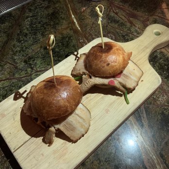 Thyme Bar - Berkshire Pork Belly Sliders - Cocktail Bars Near Me - New York, New York Thyme Bar - Berkshire Pork Belly Sliders - Cocktail Bars Near Me - New York, New York