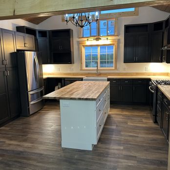 PNW Handy Services - Farm house sink with butcher block counter tops - Handyman Near Me PNW Handy Services - Farm house sink with butcher block counter tops - Handyman Near Me