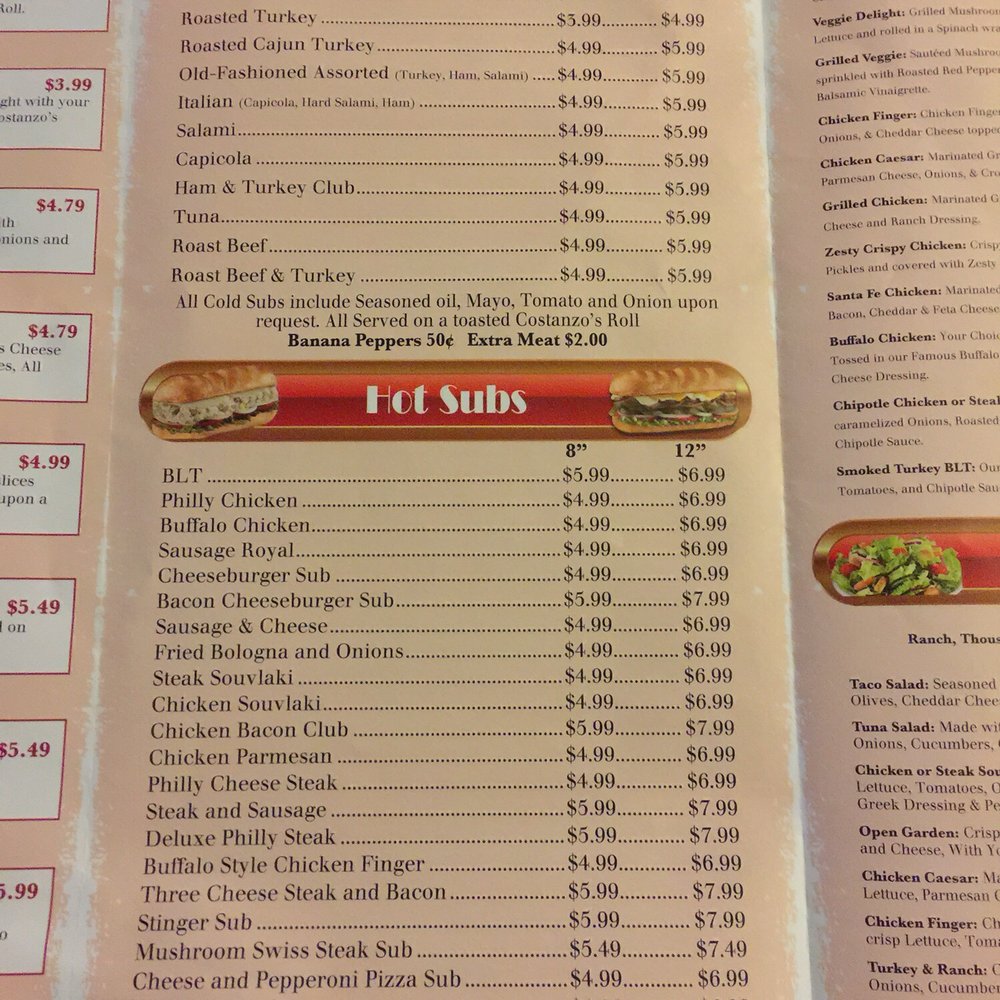 The Corner Store - Menu from January 2018 - Grocery Near Me - Buffalo, New York