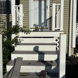 J&J Construction & Painting - Before Deck was done