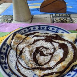 Creperia Crepes & Salgados - Coconut chocolate crepe