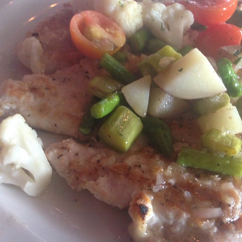 Brasserie Circa - Chicken Paillard - asparagus, potatoes, cauliflower, tomatoes & lemon vinaigrette - New American Near Me - Macon, Georgia Brasserie Circa - Chicken Paillard - asparagus, potatoes, cauliflower, tomatoes & lemon vinaigrette - New American Near Me - Macon, Georgia