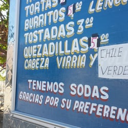 La Sabrosa Taco Truck - Prices went up.