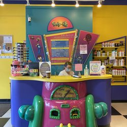 Snip-its Haircuts for Kids - Reception desk- we do offer contactless payment