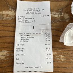 Receipt Receipt