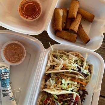 White Rabbit Truck - Lumpia and taco trio - Filipino Near Me