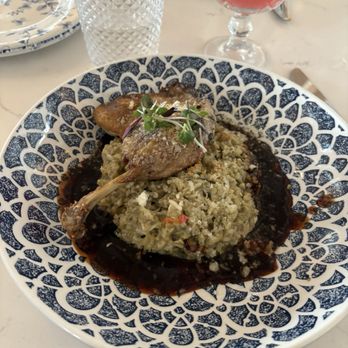 The Foxtail on the Lake - Crispy duck risotto - Seafood Near Me - Des Plaines, Illinois