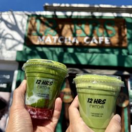 Einspanner and Strawberry Matcha Einspanner and Strawberry Matcha