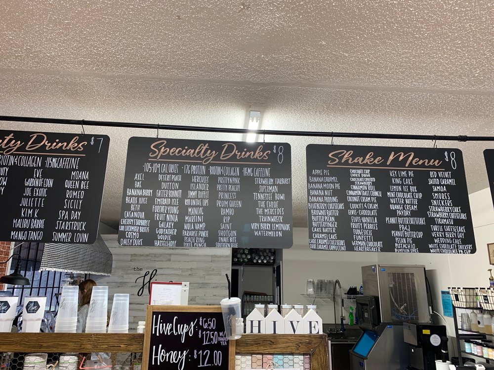 THE HIVE NUTRITION Updated August 2024 4184 Lee Rd 146, Auburn