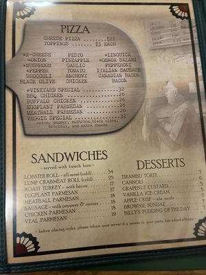 Menu photo 7 Giordano's Restaurant Oak Bluffs, MA Menu photo 7 Giordano's Restaurant Oak Bluffs, MA