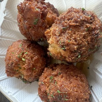 Becky's Seafood House - Hush Puppies - so good!! - Seafood Near Me - Washington, DC, District of Columbia